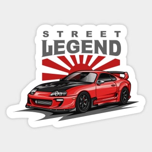 Supra A80 (Super Red) Sticker